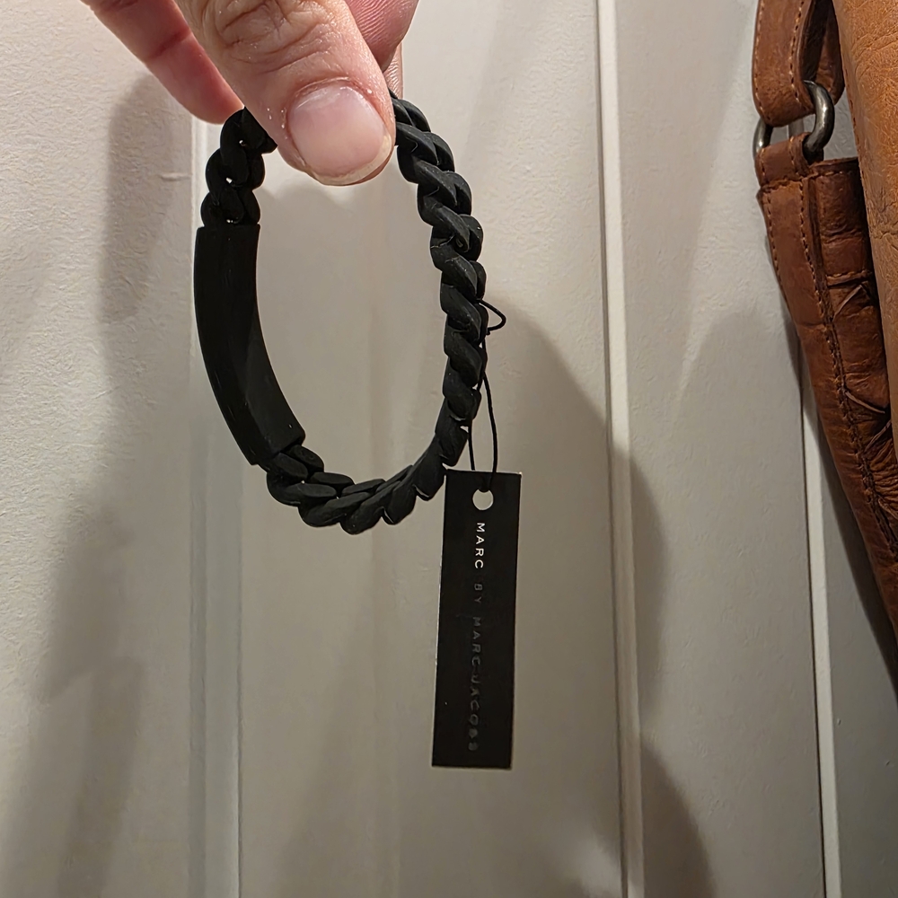 Marc Jacobs Men's Black Bracelet - Picture 2 of 3